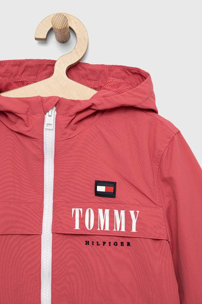 Tommy Hilfiger Детско яке в розово - Pepit.bg