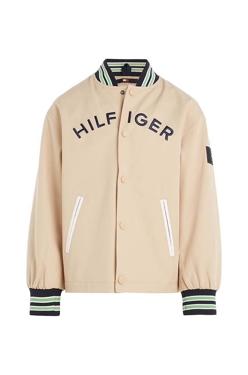 Tommy Hilfiger Детско яке бомбър в бежово - Pepit.bg