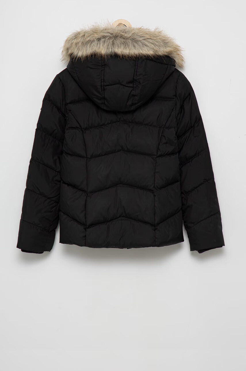 Tommy Hilfiger Детско пухено яке в черно - Pepit.bg