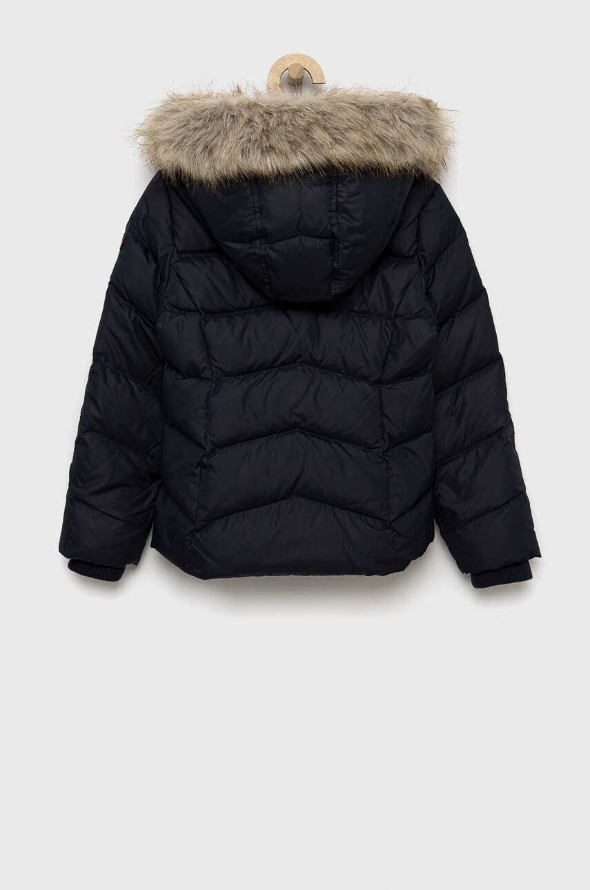 Tommy Hilfiger Детско пухено яке в черно - Pepit.bg