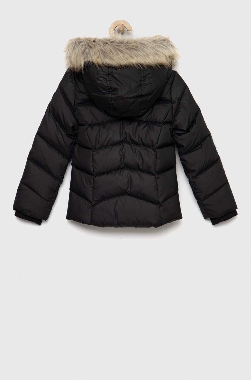 Tommy Hilfiger Детско пухено яке в черно - Pepit.bg