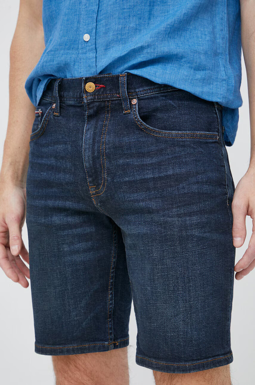 Tommy Hilfiger Дънкови къси панталони в тъмносиньо - Pepit.bg