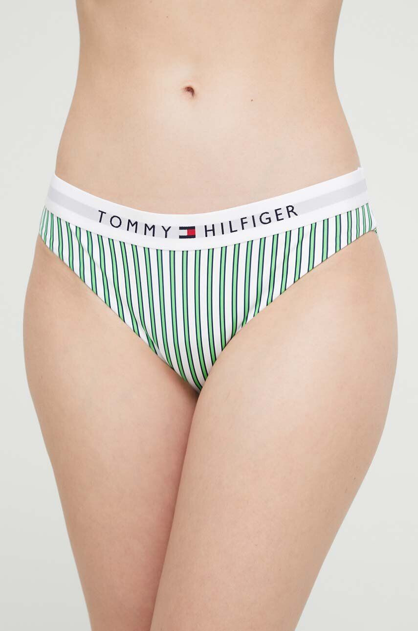 Tommy Hilfiger Долнище на бански в зелено с мека чашка - Pepit.bg