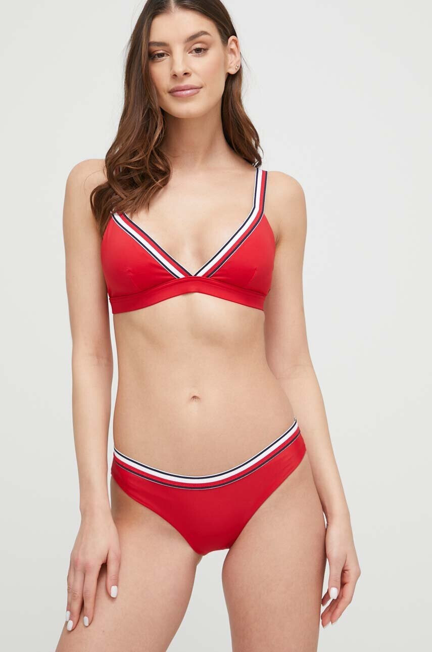 Tommy Hilfiger Долнище на бански в червено - Pepit.bg