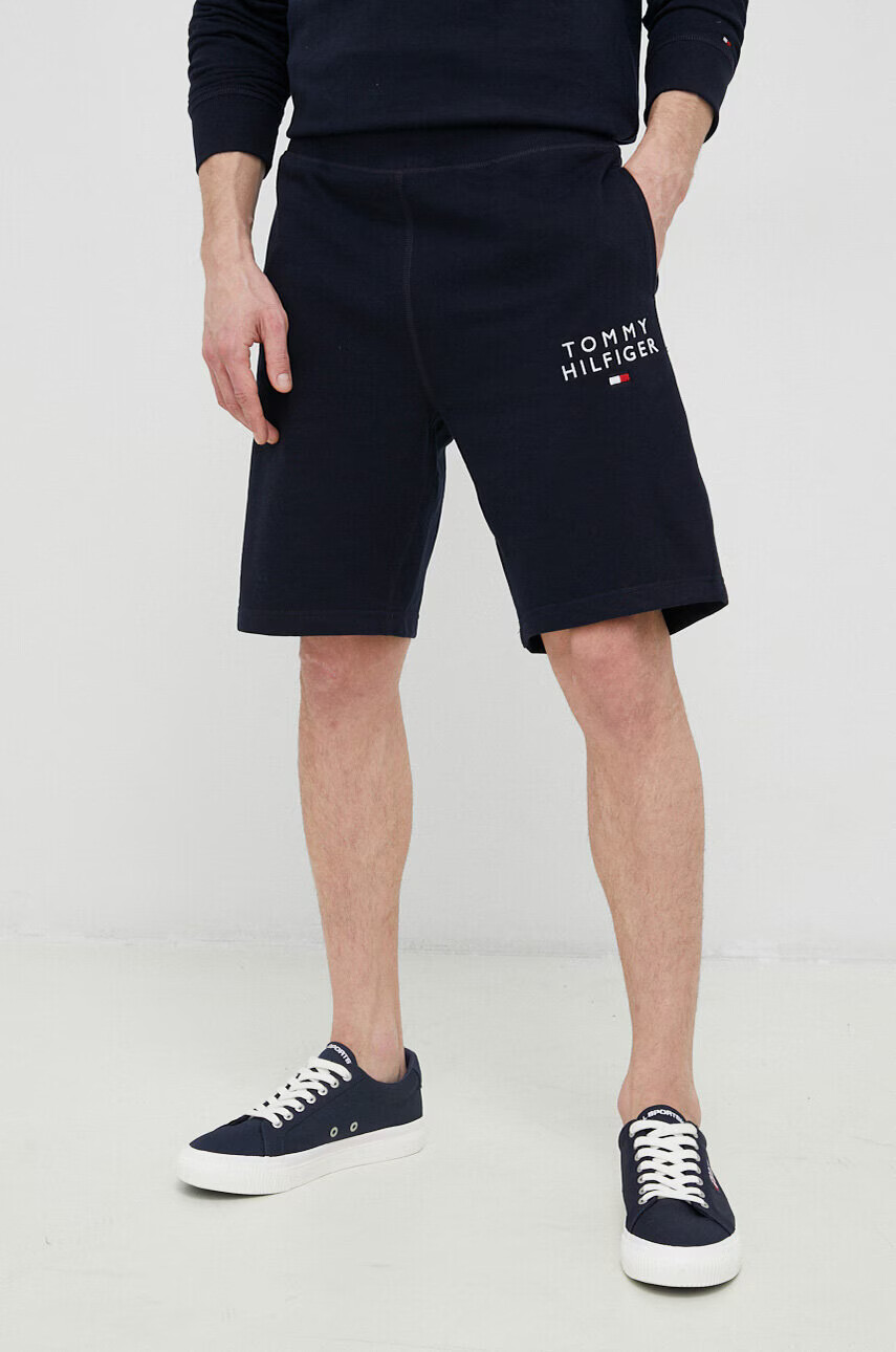 Tommy Hilfiger Домашен къс панталон в тъмносиньо - Pepit.bg