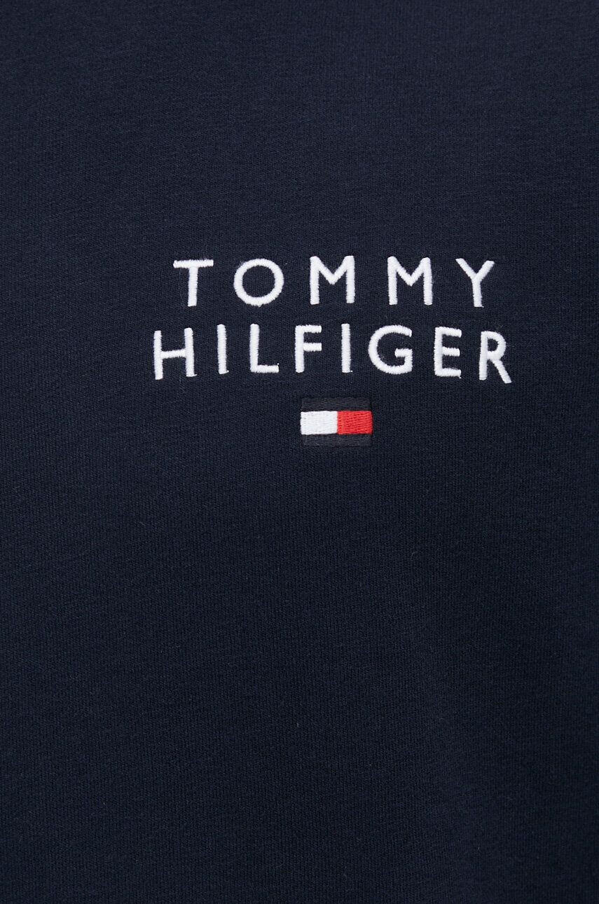 Tommy Hilfiger Домашен суичър в тъмносиньо с десен - Pepit.bg