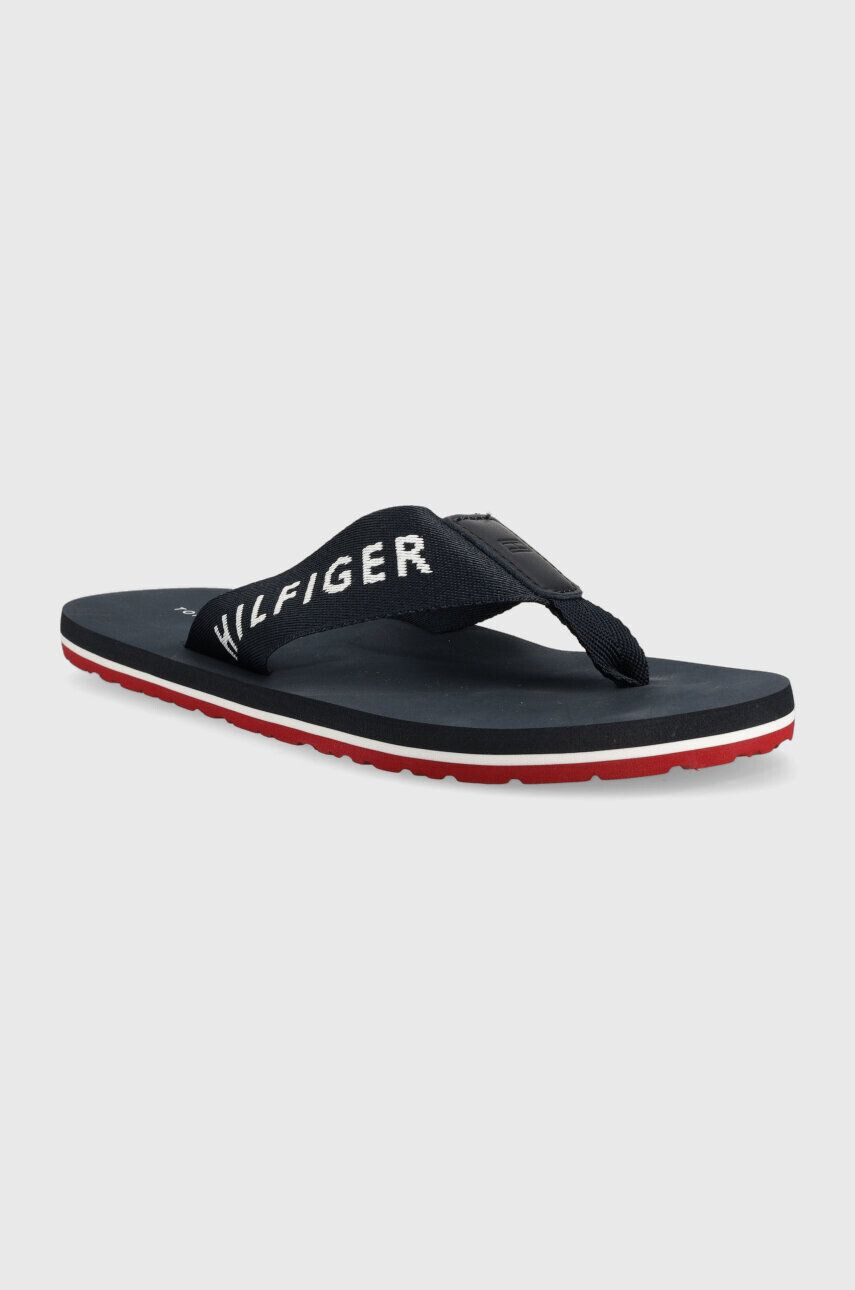 Tommy Hilfiger Джапанки HILFIGER PRINT BEACH в черно FM0FM04618 - Pepit.bg