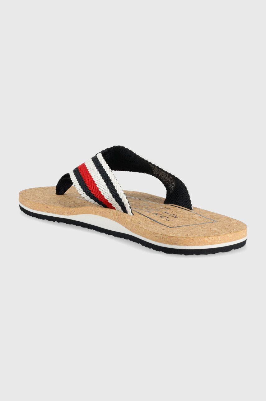 Tommy Hilfiger Джапанки HILFIHER CORK BEACH SANDAL в тъмносиньо FM0FM04475 - Pepit.bg