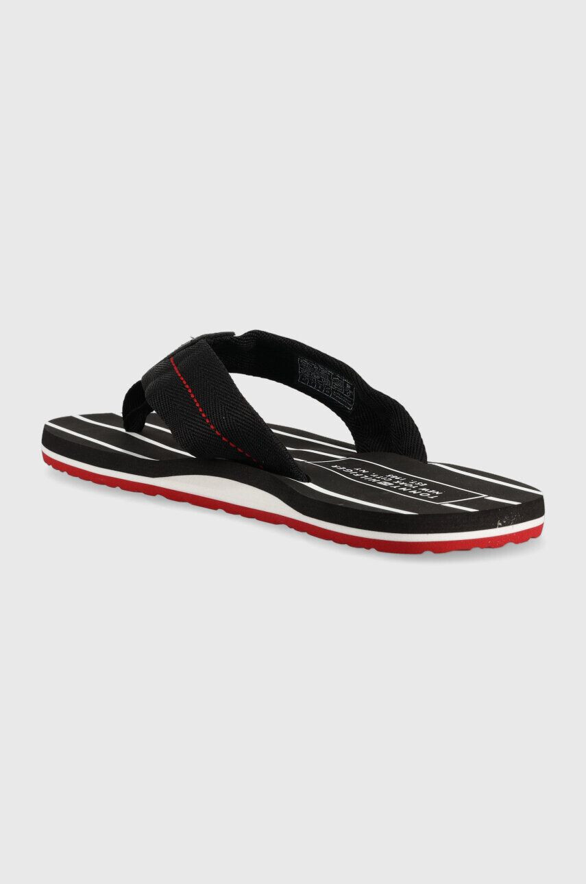 Tommy Hilfiger Джапанки PATCH HILFIGER BEACH SANDAL в черно FM0FM04470 - Pepit.bg