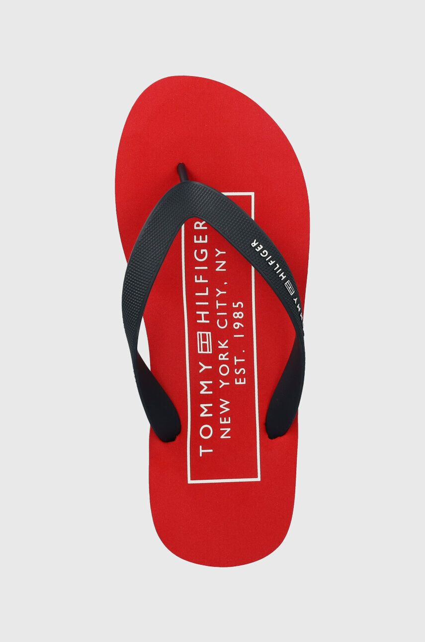 Tommy Hilfiger Джапанки RUBBER HILFIGER BEACH SANDAL в тъмносиньо FM0FM04468 - Pepit.bg