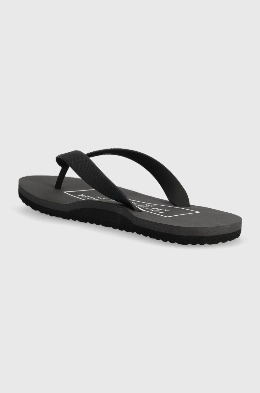 Tommy Hilfiger Джапанки RUBBER HILFIGER BEACH SANDAL в черно FM0FM04468 - Pepit.bg