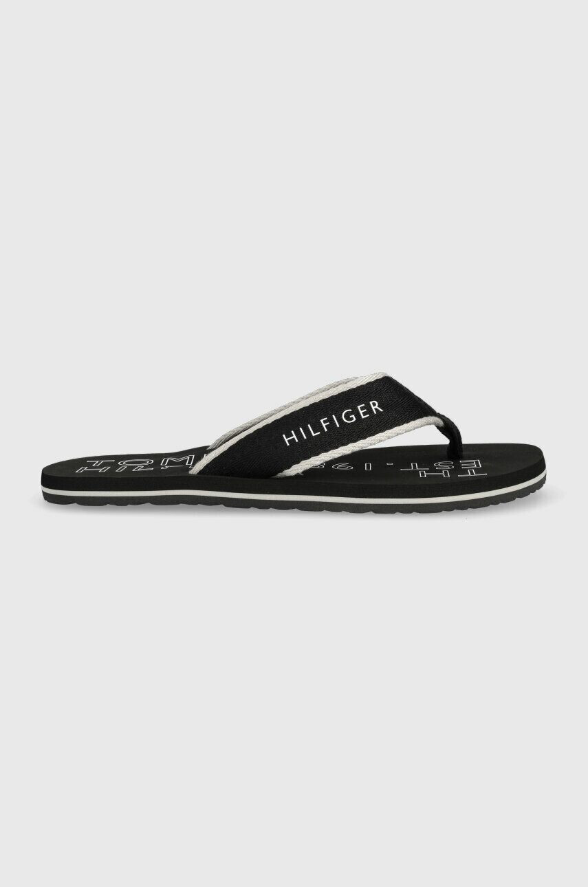 Tommy Hilfiger Джапанки SPORTY HILFIGER BEACH SANDAL в черно FM0FM04469 - Pepit.bg