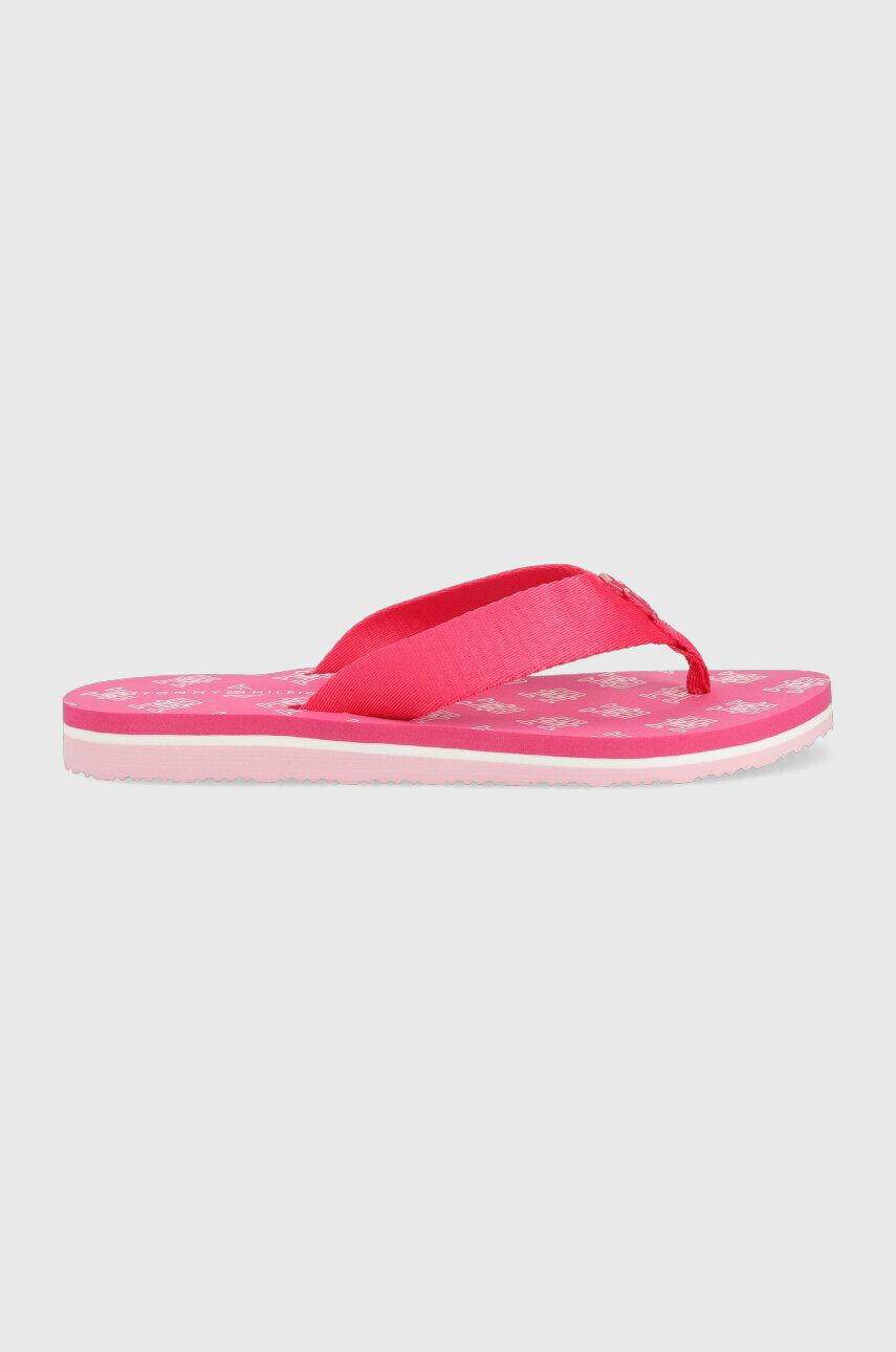 Tommy Hilfiger Джапанки TH ELEVATED FLIP FLOP в розово с равна подметка FW0FW07420 - Pepit.bg