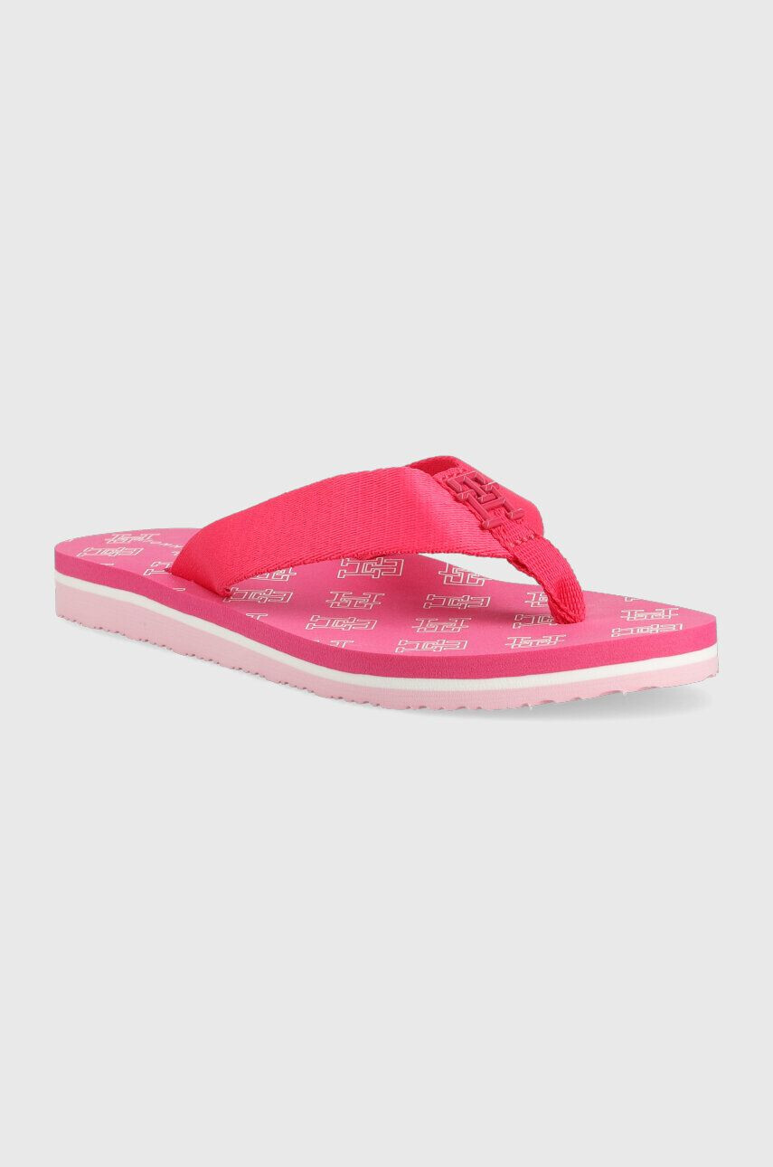 Tommy Hilfiger Джапанки TH ELEVATED FLIP FLOP в розово с равна подметка FW0FW07420 - Pepit.bg