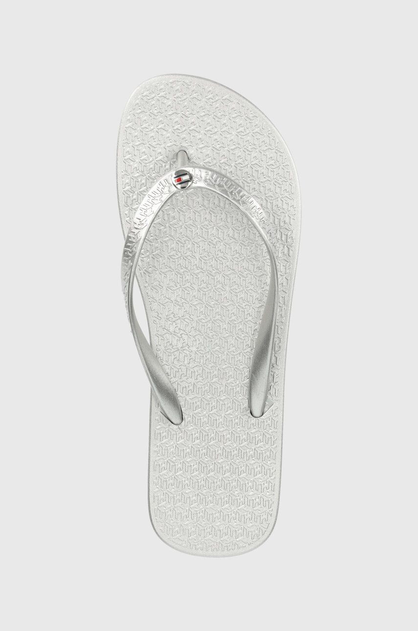 Tommy Hilfiger Джапанки Th Metallic Flat Beach - Pepit.bg