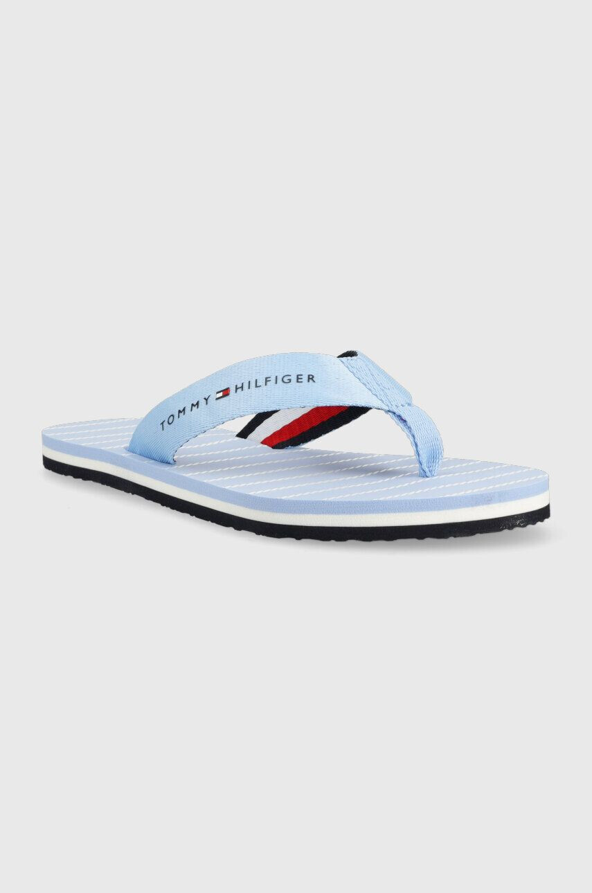 Tommy Hilfiger Джапанки TOMMY ESSENTIAL ROPE SANDAL в синьо с равна подметка FW0FW07142 - Pepit.bg