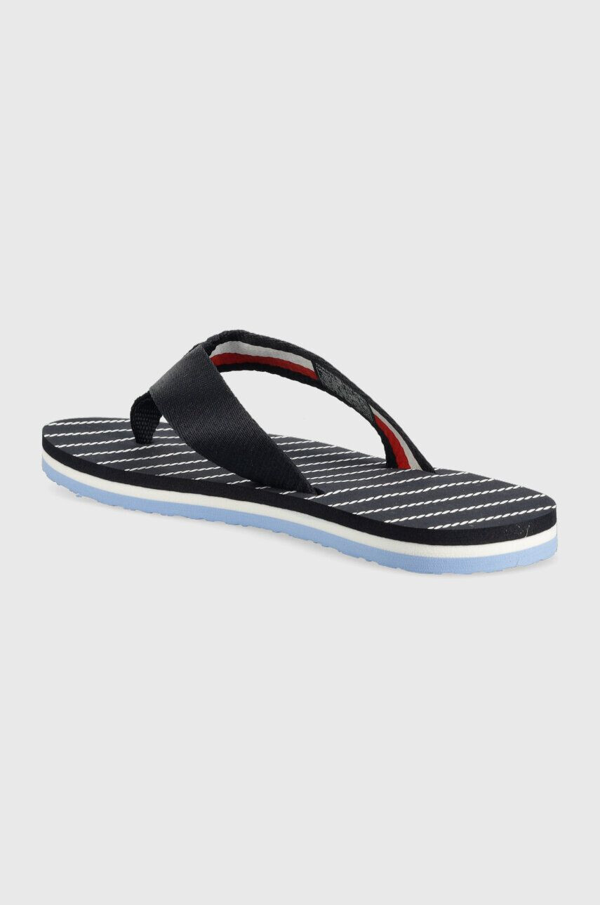 Tommy Hilfiger Джапанки TOMMY ESSENTIAL ROPE SANDAL в тъмносиньо с равна подметка FW0FW07142 - Pepit.bg