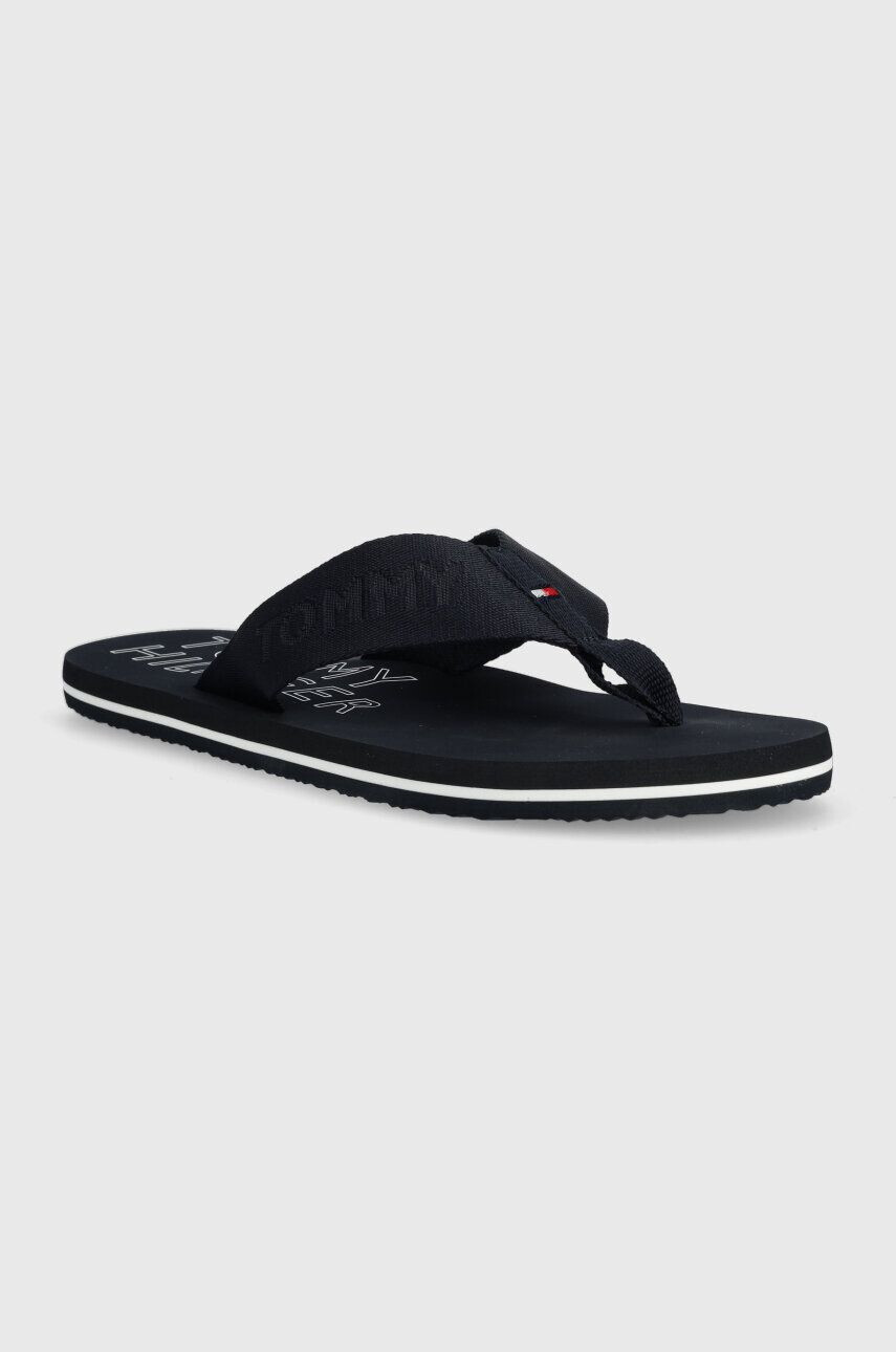 Tommy Hilfiger Джапанки TONAL HILFIGER BEACH SANDAL в тъмносиньо FM0FM04472 - Pepit.bg