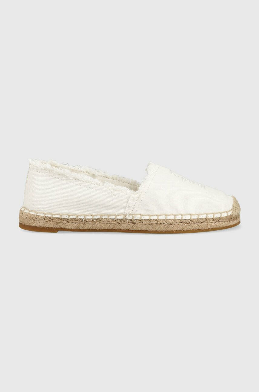 Tommy Hilfiger Еспадрили ECRU DENIM ESPADRILLE в бяло FW0FW07271 - Pepit.bg