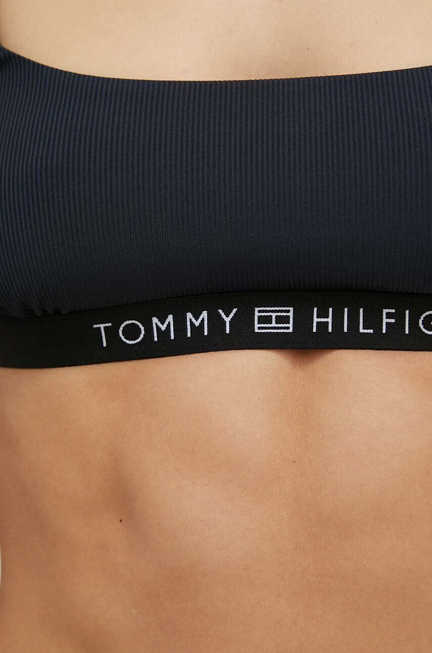 Tommy Hilfiger Горнище на бански в черно - Pepit.bg