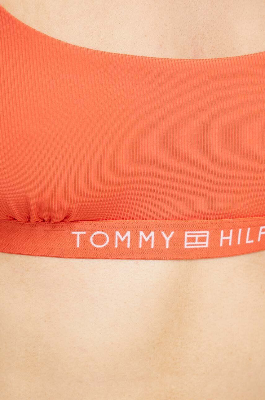 Tommy Hilfiger Горнище на бански в оранжево - Pepit.bg