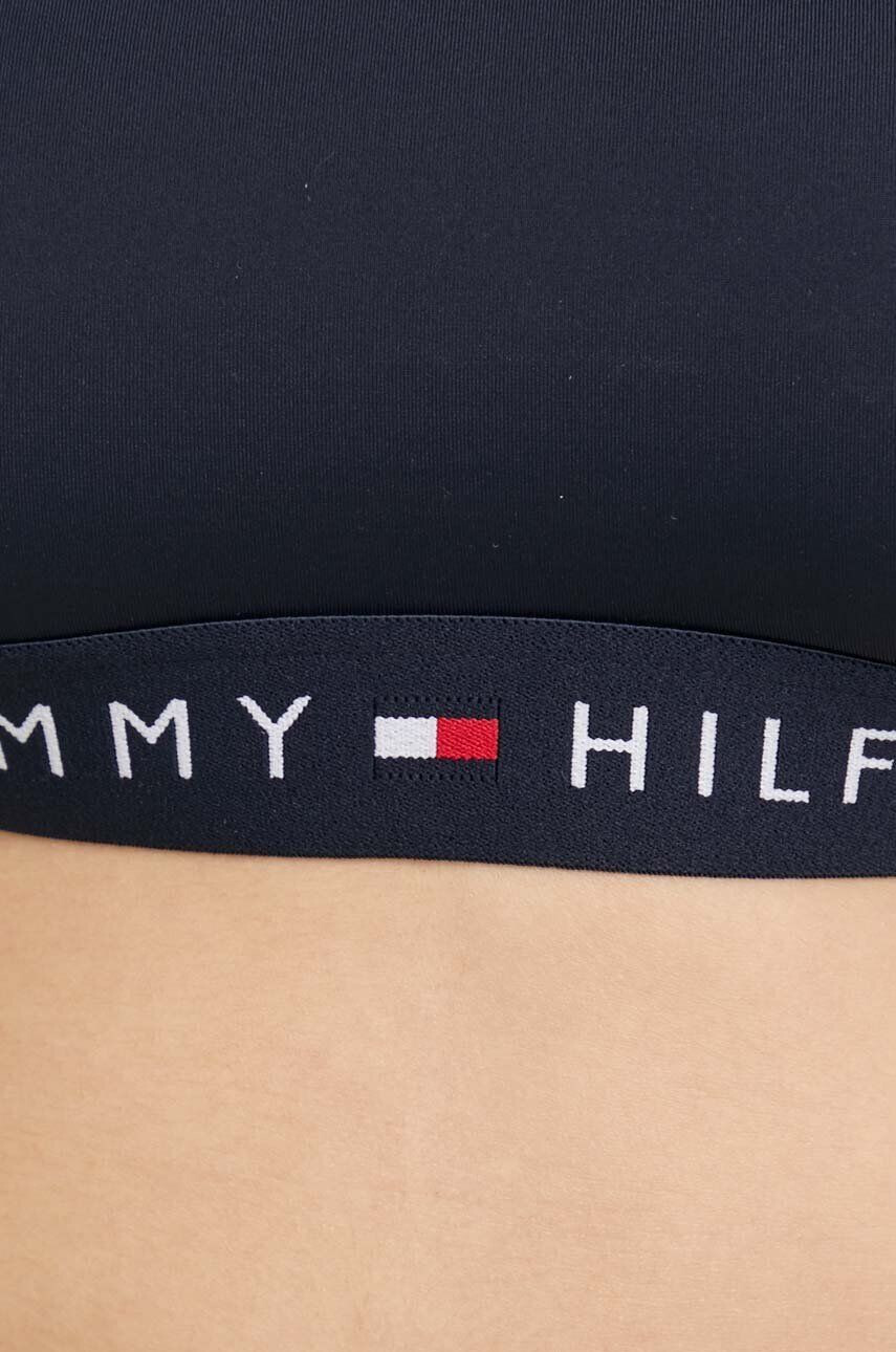 Tommy Hilfiger Горнище на бански в оранжево с леко подплатена чашка - Pepit.bg