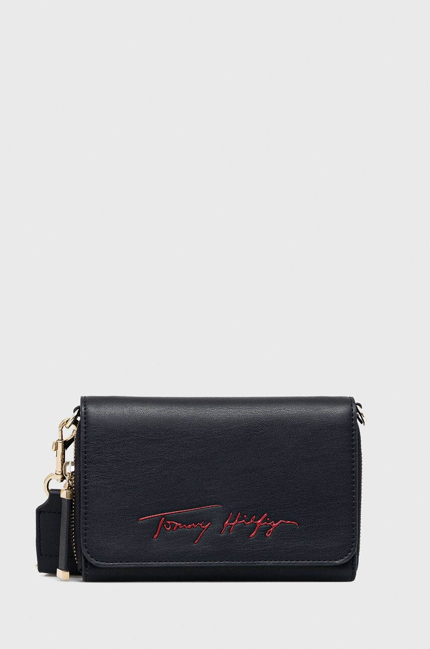 Tommy Hilfiger Клъч в тъмносиньо - Pepit.bg