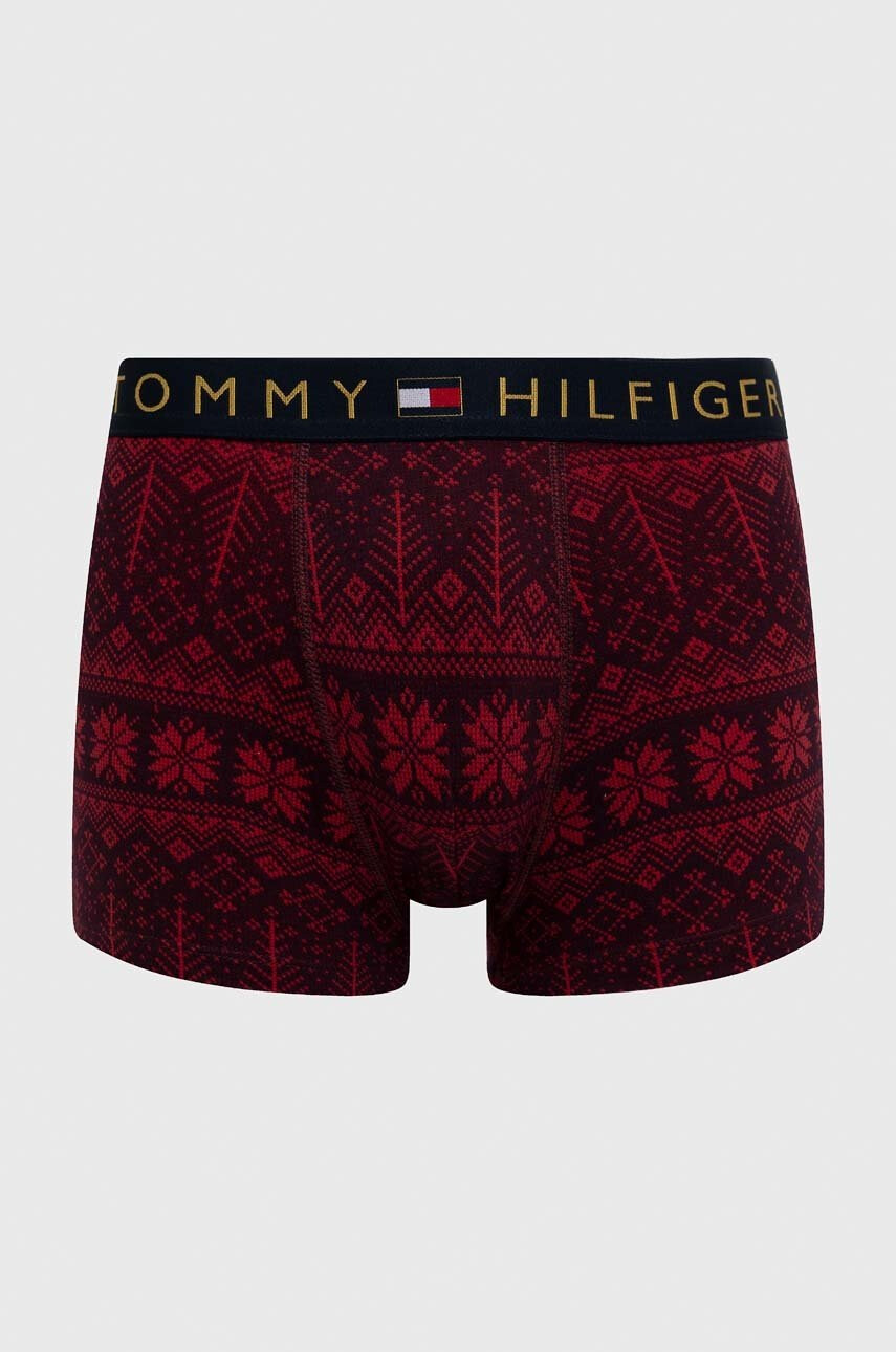 Tommy Hilfiger Комплект боксерки и чорапи в бордо - Pepit.bg