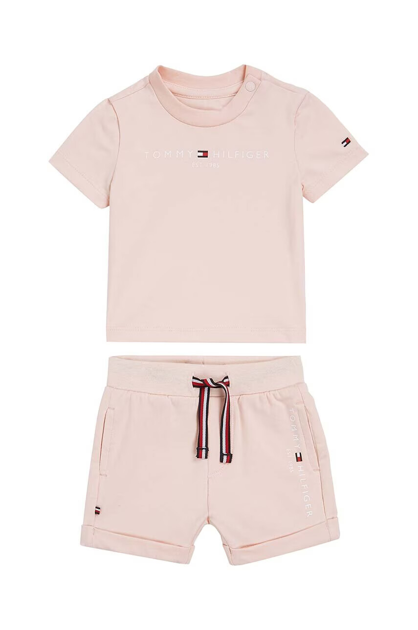 Tommy Hilfiger Комплект за бебета в розово - Pepit.bg