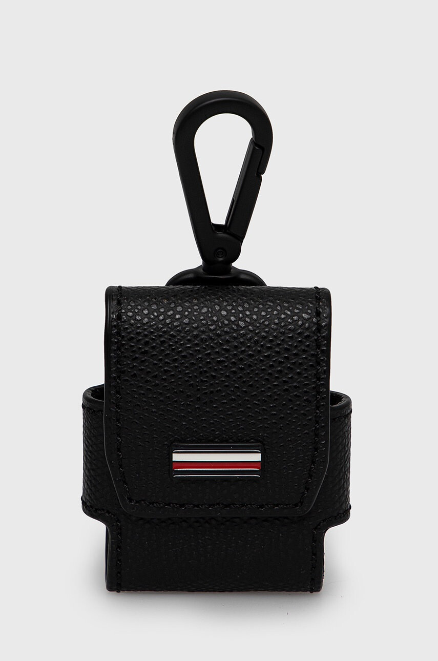 Tommy Hilfiger Кожен калъф за слушалки в черно - Pepit.bg