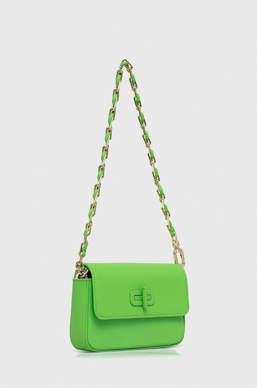 Tommy Hilfiger Кожена чанта В зелено - Pepit.bg