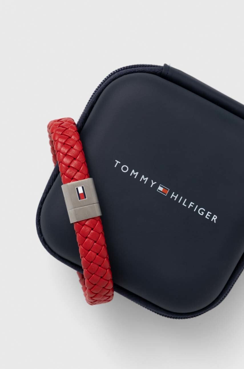 Tommy Hilfiger Кожена гривна мъжка - Pepit.bg