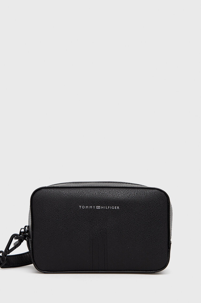 Tommy Hilfiger Кожена козметична чанта - Pepit.bg