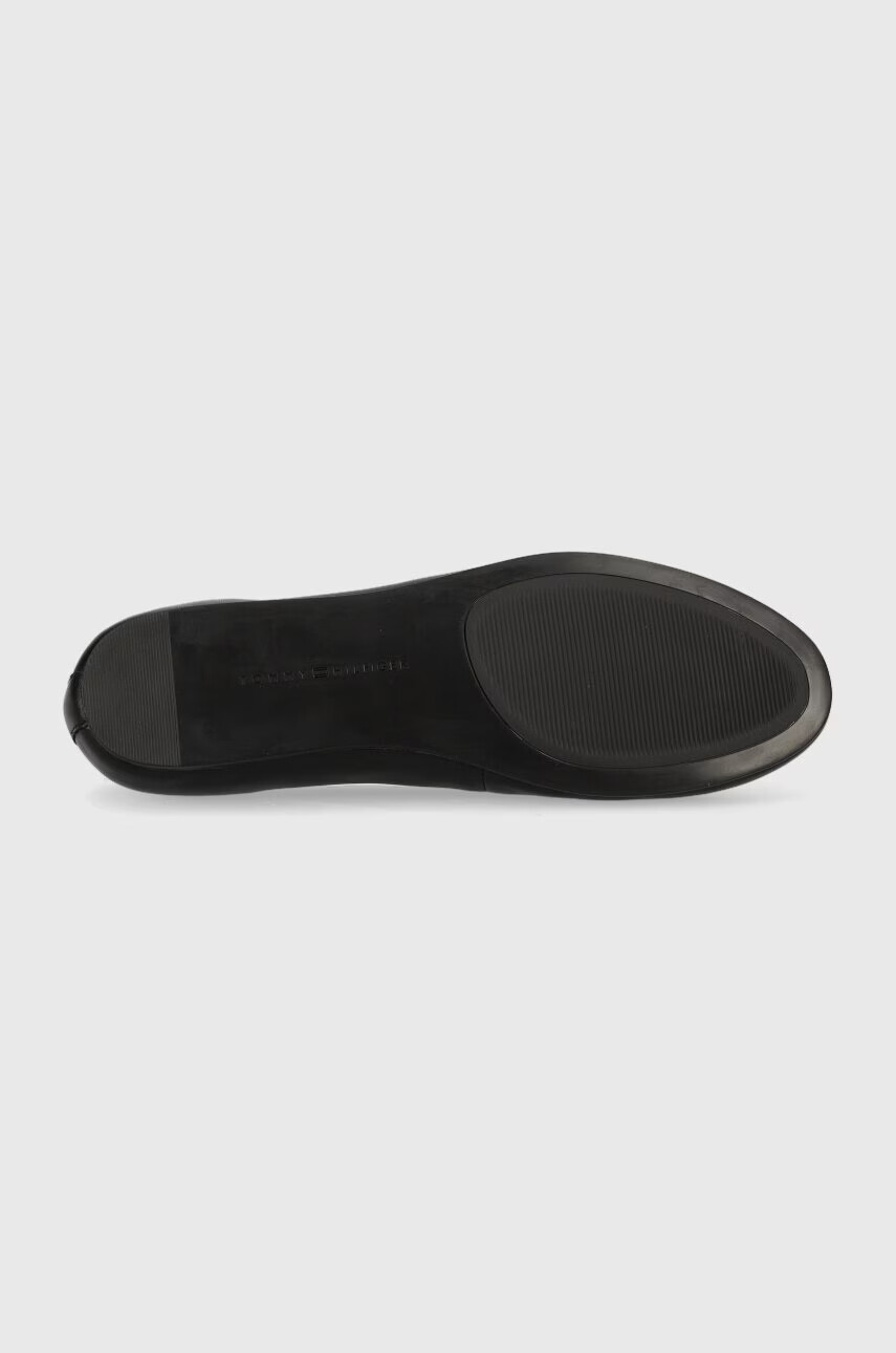 Tommy Hilfiger Кожени балеринки ESSENTIAL CHIC BALLE в черно FW0FW07352 - Pepit.bg