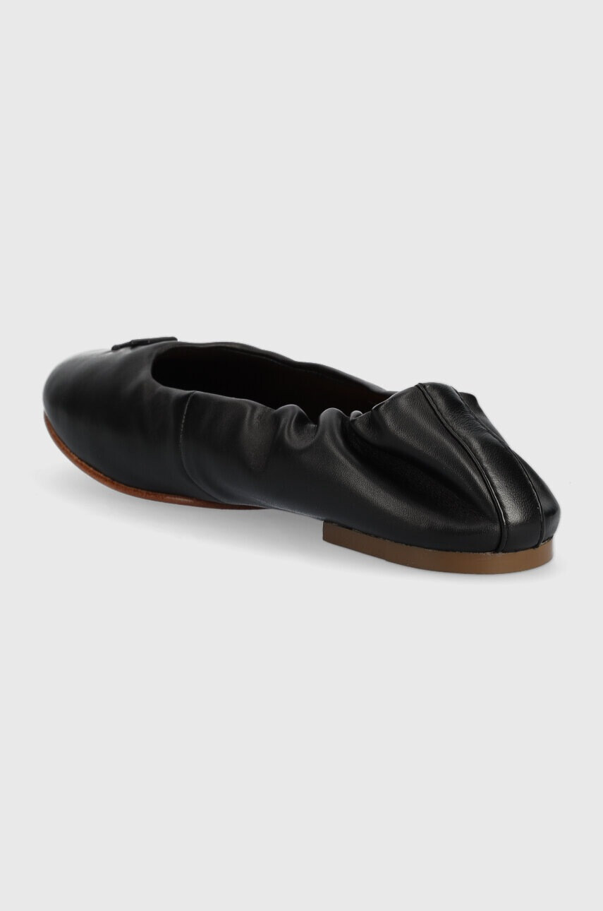 Tommy Hilfiger Кожени балеринки TH ELEVATED ELASTIC в черно FW0FW07222 - Pepit.bg