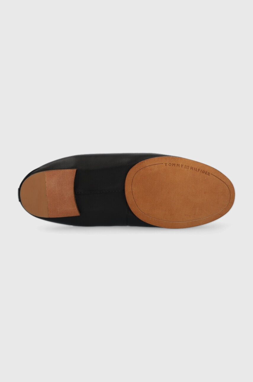 Tommy Hilfiger Кожени балеринки TH ELEVATED ELASTIC в черно FW0FW07222 - Pepit.bg