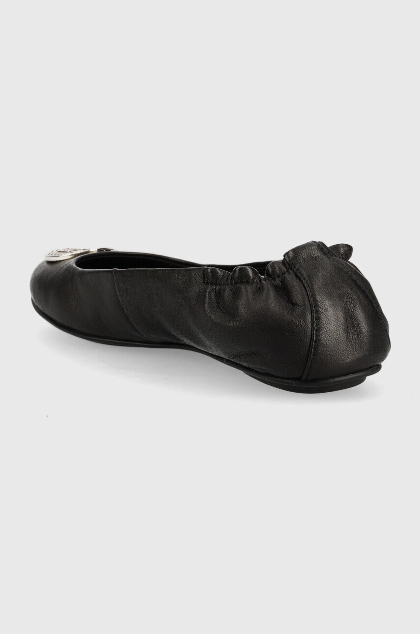 Tommy Hilfiger Кожени балеринки Th Hardware Essential в черно - Pepit.bg