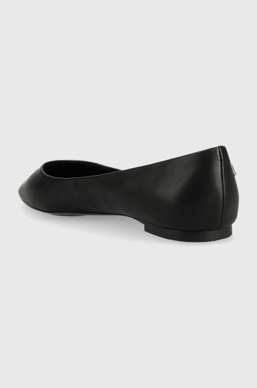 Tommy Hilfiger Кожени балеринки TH POINTED в черно - Pepit.bg