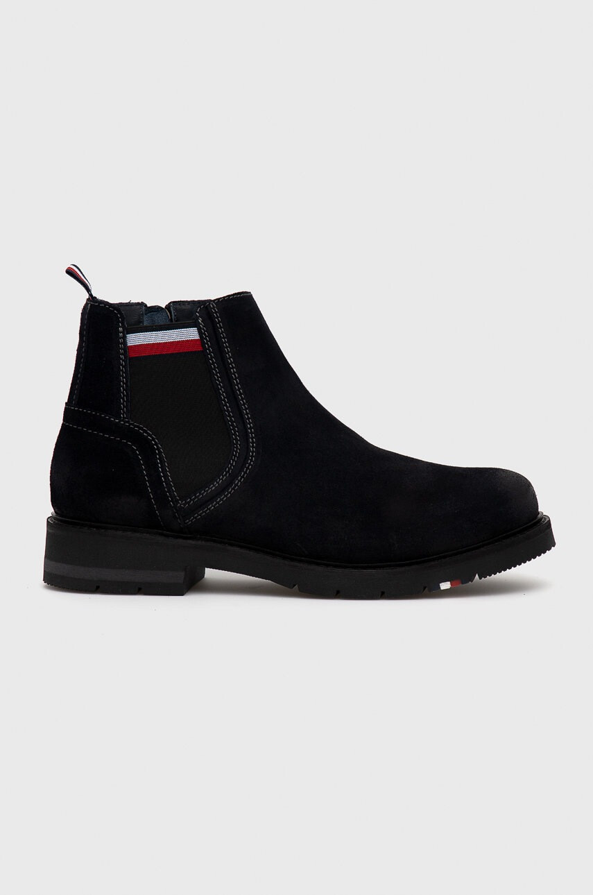Tommy Hilfiger Кожени боти челси - Pepit.bg