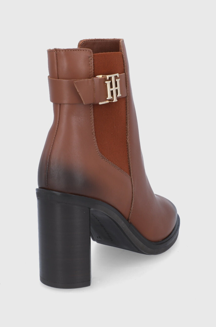 Tommy Hilfiger Кожени боти челси - Pepit.bg