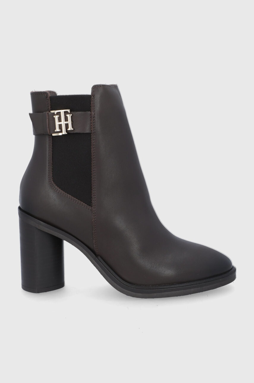 Tommy Hilfiger Кожени боти челси - Pepit.bg