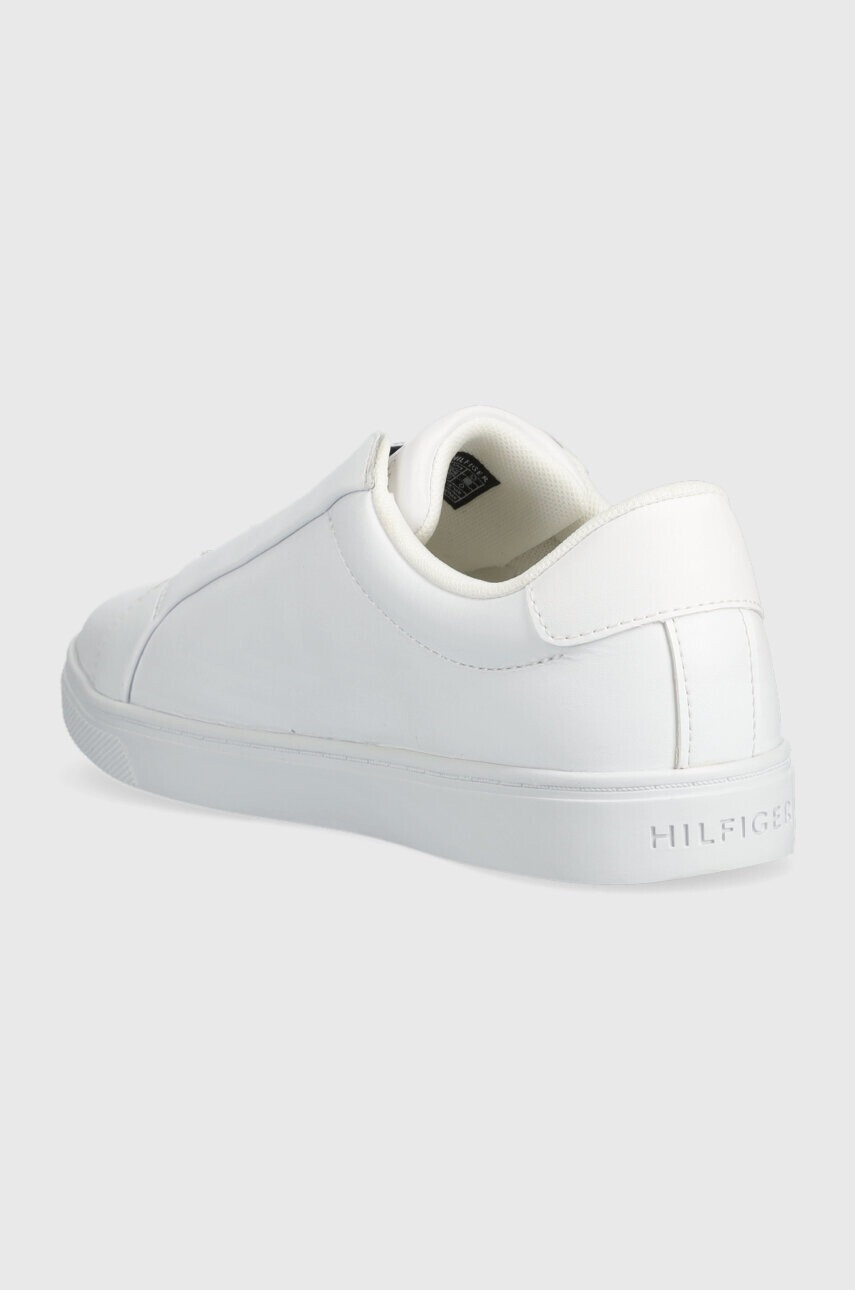 Tommy Hilfiger Кожени кецове ELASTIC SLIP ON SNEAKER в бяло FW0FW07032 - Pepit.bg