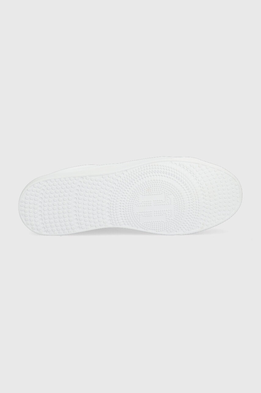 Tommy Hilfiger Кожени кецове ELASTIC SLIP ON SNEAKER в бяло FW0FW07032 - Pepit.bg