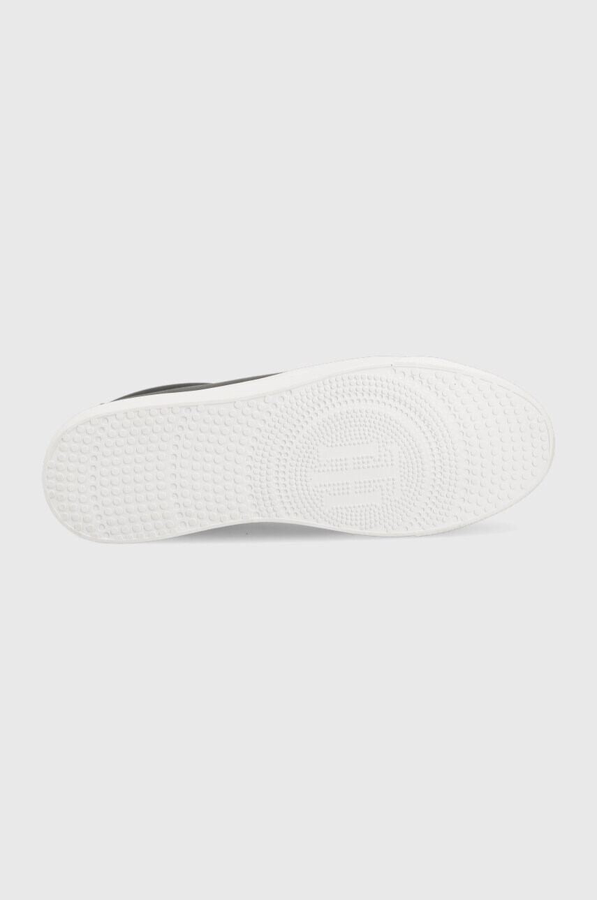 Tommy Hilfiger Кожени кецове ELASTIC SLIP ON SNEAKER в черно FW0FW07032 - Pepit.bg