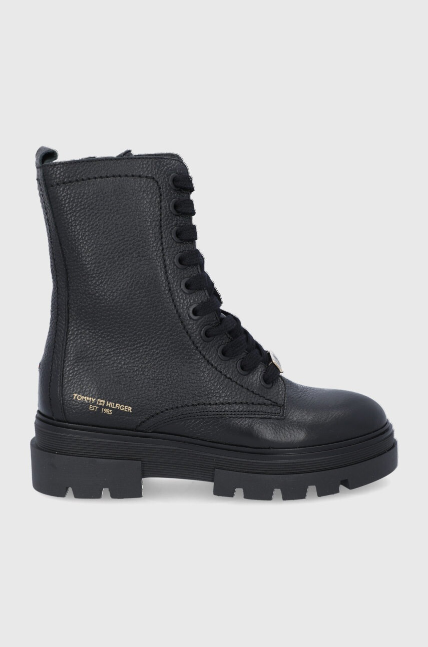 Tommy Hilfiger Кожени кубинки - Pepit.bg