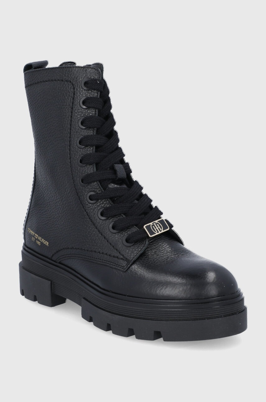 Tommy Hilfiger Кожени кубинки - Pepit.bg