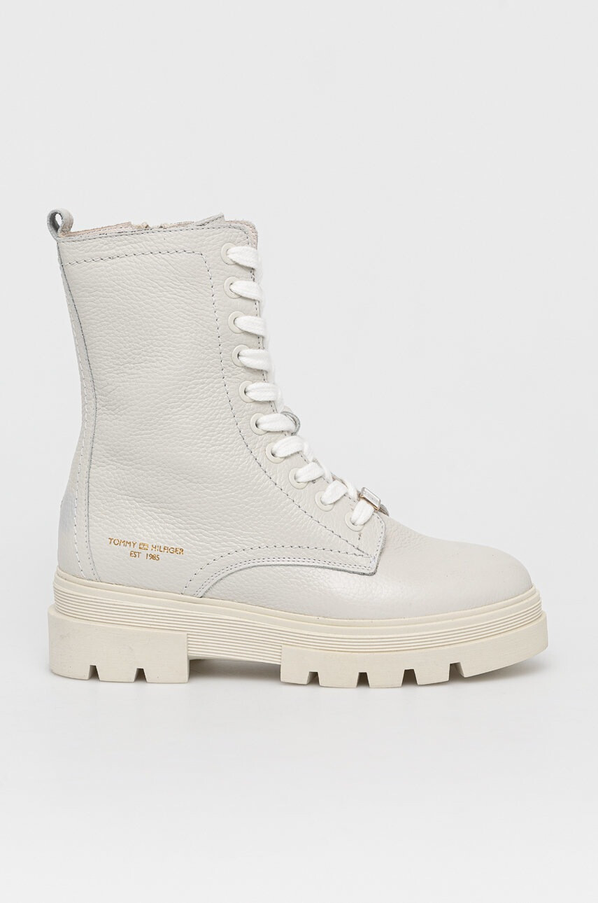 Tommy Hilfiger Кожени кубинки - Pepit.bg