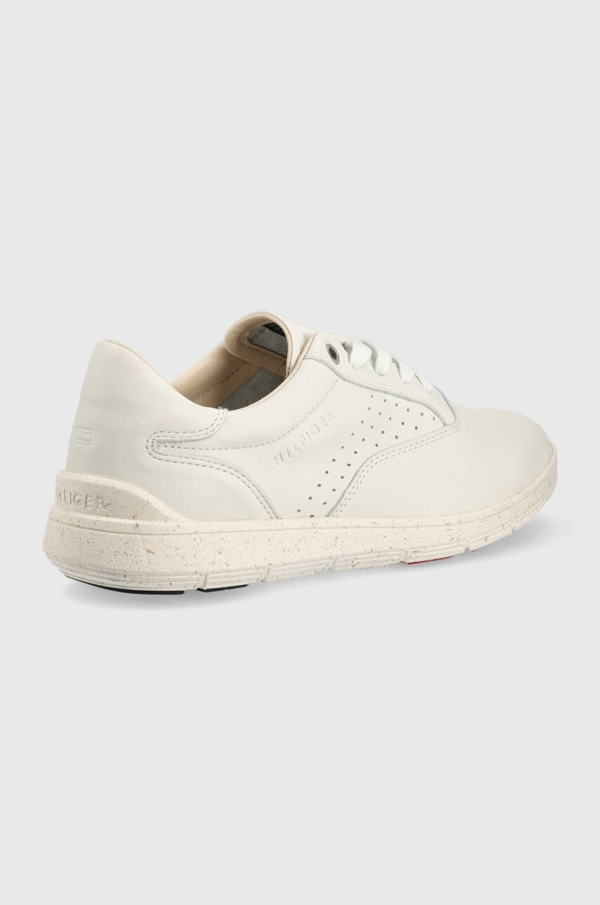 Tommy Hilfiger Кожени маратонки High Cut Basket в бяло - Pepit.bg
