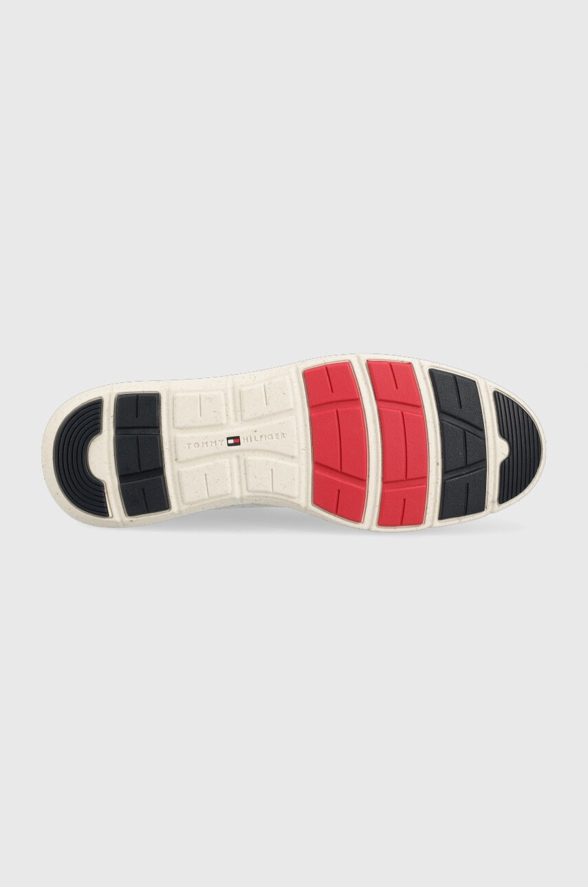 Tommy Hilfiger Кожени маратонки High Cut Basket в бяло - Pepit.bg