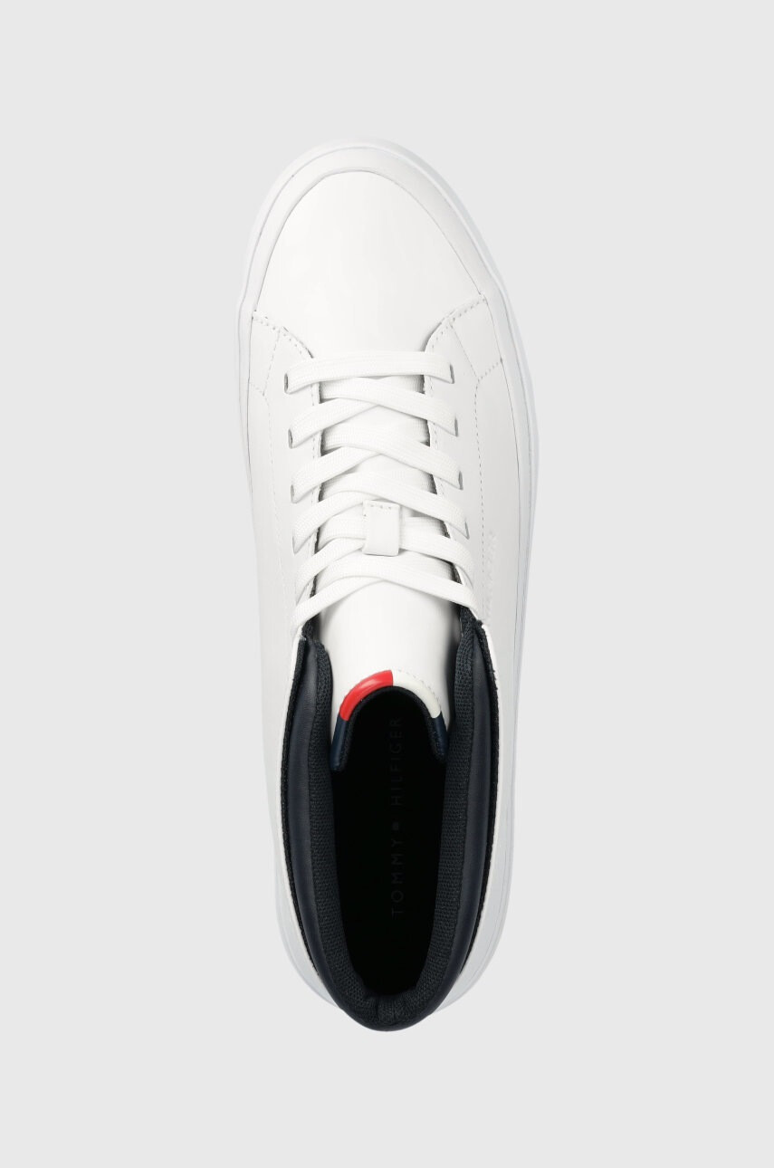 Tommy Hilfiger Кожени маратонки в бяло - Pepit.bg